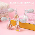 Miniatyrbillede 2 af 5: 4 farver highlighter pulver spray høj glans glitter pulver glitter pulver spray