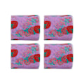 Pikkukuva 2 / 5: 6cm fuchsia glitter tyllirullat - 4 kpl DIY-askarteluun ja koristeluun, Symphony polyester tyllikangas, kulutusta kestävä