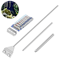 Miniatyrbillede 1 af 5: Aluminium Magnesium Legering Akvarie Skraber Rengøringsbørste