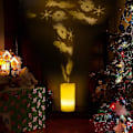 Miniatyrbild 1 av 5: Flamlös LED-ljusform Rotationsprojektionslampa Nattljus