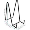 Miniatyrbillede 1 af 4: 2 stk. Metalrammeholder Pladeholder Til Visning 6 Tommer Displaystativ