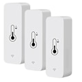 Miniatyrbillede 1 af 5: 3 stk Tuya Wifi Temperatur- og Luftfugtighedssensor Smart Life Fjernmonitor Smart Home Indendørs Hygrometer