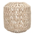 Miniatyrbillede 1 af 2: Blonder Kurv Opbevaringskurv Bord Lampskærm Lysekrone Rattan Lysekrone Skygge Vævet Lysekrone Skygge