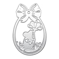 Miniatyrbillede 1 af 5: Påske Metal Skæredør Stencil Diy Scrapbooking Album Papirkort Skabelon Form Embossing Dekoration