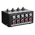 Miniatyrbillede 5 af 5: -12db Max Gain Mini Passiv Stereo Mixer Med 4 Grupper Af Stereo Rca Input