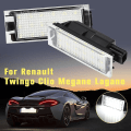 Miniatyrbillede 2 af 4: 2 stk. 18 LED Nummerpladelys Lampe til Renault Megane 2 Clio Laguna 2 Megane 3 Twingo