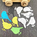 Miniatyrbillede 2 af 5: Fugle Metal Skæredør Stencil Diy Scrapbooking Album Papirkort Skabelon Form Embossing Craft