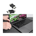Miniatyrbillede 5 af 5: 2 stk./sæt Han til Han -kompatibel Standard Interface Kobling Forlænger Konverter til Laptop Projekt