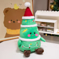 Pikkukuva 1 / 9: Joulupukki-sarjan pehmolelut Joulukoristelahjat Joulukuusi Piparkakkumies Uudet Nuket christmas tree 23cm/0.1kg