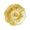 Miniatyrbillede 1 af 4: Enkelt lag Lotus røgelse brænder røgelse brænder rack guld