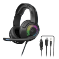 Pikkukuva 1 / 2: Gt67 Langallinen Kuulokemikrofoni Pään Päälle Asetettava Kuuloke 3,5 Mm Usb-Liitäntä Led Rgb-Valo Tietokonepeli Stereo Road Gaming Langallinen Kuuloke 95 Pisteen Mikrofonilla