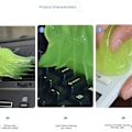 Miniatyrbillede 4 af 4: Super Ren Keyboardrenser Støv og Snavs Fjernere Bil Ny Magic Gel Putty