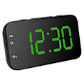 Miniatyrbild 2 av 5: Bärbar LED-väckarklocka med snooze för sovrum, hem och resor - Grön