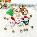 Miniatyrbild 5 av 10: Nya Juldockor Hängsmycken DIY Tomte Pepparkaksgubbe Renen Brosch Tillbehör Håraccessoarer Klädaccessoarer penguin bead chain style