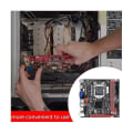 Miniatyrbillede 4 af 5: B75a (b75) Bundkort+sata Kabel+afskærmning Lga1155 2xddr3 Ram Slot Nvme M.2+wifi M.2 Interface Usb3.0