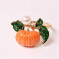 Miniatyrbilde 2 av 5: 6 stk Halloween Thanksgiving Gresskar Serviettring Modell Rom Sett Bord Serviett Knapp Høst Tema Na