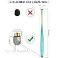 Pikkukuva 2 / 5: Auleep Input Pen Stylus Touch Pen kosketusnäytölle 2 pakkausta 4 nanokuitu kärjellä Stylus matkapuhelimelle, tableteille, iPadeille, Kindleille (2 pakkausta - monivärinen