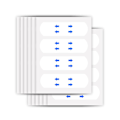 Miniatyrbillede 1 af 3: 40 stk. Nye Facelifting Stickers, Usynlige Lift Ansigts Stickers
