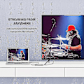 Pikkukuva 3 / 5: Qgeem Hdmi Yksi Mini Dp Muunnin Sovitin Kaapelin Uhd 4k@30hz Pistoke