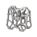 Miniatyrbillede 1 af 4: Eslnf 1 Par Klipsløse Pedal Platform Adaptere Til Spd Pedal Titanium