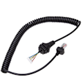 Miniatyrbild 1 av 5: 8-stifts HM-152 Handhållen Radiohögtalarmikrofon PU-kabel för ICOM IC-2820H IC2825E Walkie Talkie