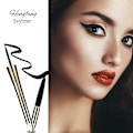 Miniatyrbillede 4 af 5: Sort Fjerformet Eyeliner Vandfast Langvarig Eyeliner Blyant Ikke Blomstrende