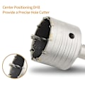 Miniatyrbilde 4 av 5: Hullsag Betongsag Hullsag Med 110mm Sds Plus Adapter, For Mur Betongsement Stein (100mm+110mm Sds Plus Adapter)
