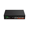 Miniatyrbillede 1 af 5: 6 Ports Poe Switch 4-poe+2 Up-link 100mbps Fast Ethernet Netværk Hjemmenetværk Hub Adapter Serie Po