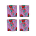 Pikkukuva 1 / 5: 6cm fuchsia glitter tyllirullat - 4 kpl DIY-askarteluun ja koristeluun, Symphony polyester tyllikangas, kulutusta kestävä