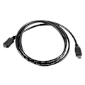 Pikkukuva 5 / 5: 1,5 m Mini USB B 5-nastainen uros-naaraskäyttöinen jatkokaapeli sovitin musta