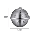 Miniatyrbillede 2 af 5: Te-si, te-infuser i rustfrit stål af fødevarekvalitet med lås - høj kvalitet. (sølv)(1 stk.)