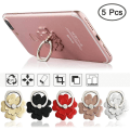 Miniatyrbillede 2 af 5: Mobiltelefon Ringholder, 5 stk. Universal Finger Ring Holder Bracket Kompatibel med iPhone XS Max XR