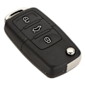 Miniatyrbillede 1 af 5: 3-Knap Udskiftningsnøgleløs Adgang Fjernbetjening Bil Flip Nøgle Skal Fob Sag Til Jetta Beetle
