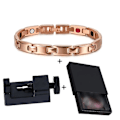 Miniatyrbild 1 av 5: Vinterly Blå Magnetiskt Armband Män Rostfritt Stål Hälsa Energi Germanium Armband Unisex Hologram Armband För Kvinnor Män wr tool box