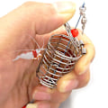 Miniatyrbillede 1 af 5: Rustfrit stål tør spinat fodring bur fisk til tank akvarium rejer agn foder