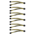 Pikkukuva 2 / 5: Pcie 8-pinninen Express-sovittimen virtajatkokaapeli 8 tuumaa (6 kpl)