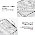 Miniatyrbillede 5 af 5: Airfryer-kurv til ovn, grillkurv i rustfrit stål, non-stick netkurv, airfryer-bakke