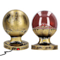 Miniatyrbillede 4 af 4: Vulkan Landskabslampe Retro Klar Overfladestruktur Vulkan Lava Lampe Dekoration Videnskabelig Undervisningslegetøj EU Stik 220v