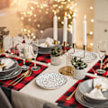 Miniatyrbillede 5 af 5: 6 stk. Buffalo Plaid-dækkeservietter, røde og sorte Buffalo Check-dækkeservietter, vendbare bomuldslærred jule-dækkeservietter til hjemmet, ferie, julemiddagsbord