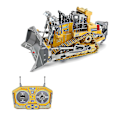 Miniatyrbillede 2 af 5: RC Bulldozer Legetøj 1:24 RC Lastbil RC Simuleret Gravemaskine Til Børn Gave
