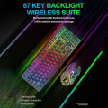Miniatyrbillede 2 af 5: Ziyou Lang Trådløst Gaming Tastatur Og Mus Combo, Sort