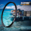 Pikkukuva 1 / 5: Zomei 52mm Ultra Slim Cpl Circular Polarizing Polarizer -suodatin DSLR-kameralle