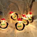 Miniatyrbillede 2 af 2: Julepynt 2023 Promo Julelys Feriedekoration Stjernelys Form Strenglys 20 Led