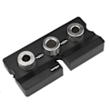 Pikkukuva 2 / 3: 3-in-1 puuntyöstöreiän paikannin 8mm/10mm reikäohjain tappiliitosjigin reikäpaikannin musta 1kpl