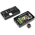 Miniatyrbild 2 av 4: Fotströmbrytare med dimmer, LED 3-100 watt, PÅ/AV-brytare, steglös slider, för dimbara lampor