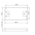 Miniatyrbild 2 av 2: LED Transformator-6W, 0.25A - Konstant Spänning För LED-strips Och G4 Etc