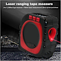 Miniatyrbild 3 av 5: 3-i-1 Måttband Multifunktionell Digital Infraröd Laser Avståndsmätare Mätverktyg