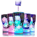 Miniatyrbild 4 av 5: LED-upplysta isbitar, set om 12 färgglada kvadrater för champagnetorn, fester, bröllop, klubbar och barer, långsam blinkning
