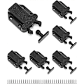 Miniatyrbild 1 av 5: Trycklås, Push To Open-lås med automatisk popup-funktion, skåplås, trycklås för skåp, låda, 6-pack svart