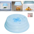 Miniatyrbild 1 av 5: Magnetiskt Mikrovågsugnsskydd Mikrovågsugn Hovering Skydd Stänkskydd Hopfällbart Mikrovågsugn Mattskydd Silikon Konserveringsskydd för Mat Kökspryl Microwave Plate Cover-1pc